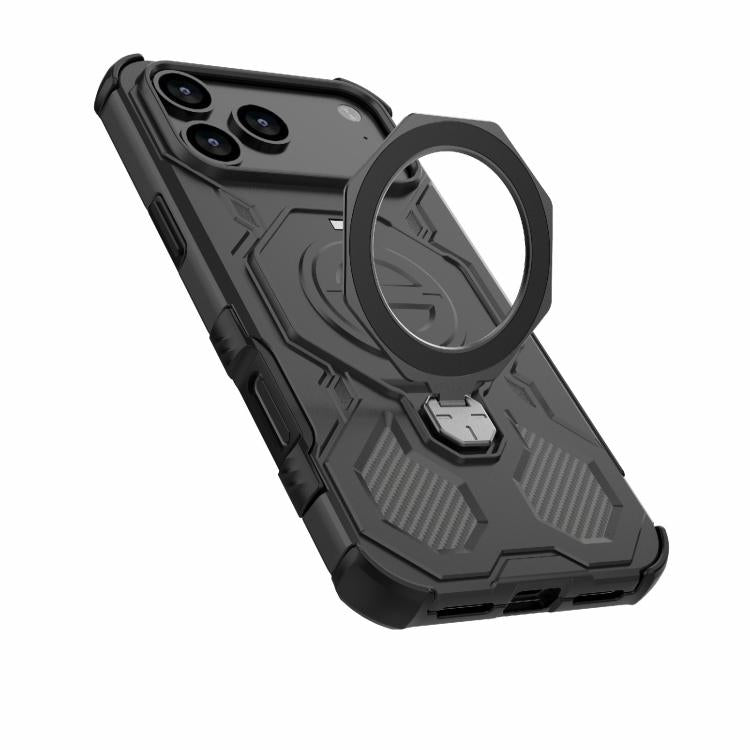 For iPhone 17 Pro Max J-20 Solid Color MagSafe Magnetic TPU+PC Phone Case