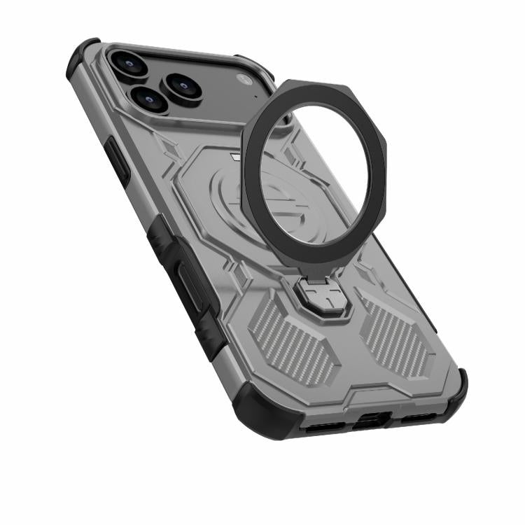 For iPhone 17 Pro Max J-20 Solid Color MagSafe Magnetic TPU+PC Phone Case