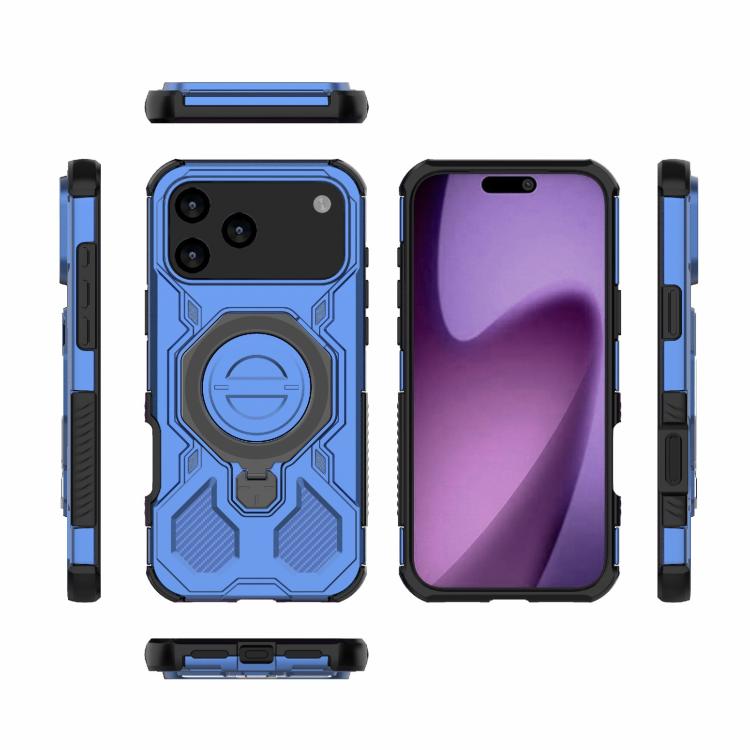 For iPhone 17 Pro Max J-20 Solid Color MagSafe Magnetic TPU+PC Phone Case