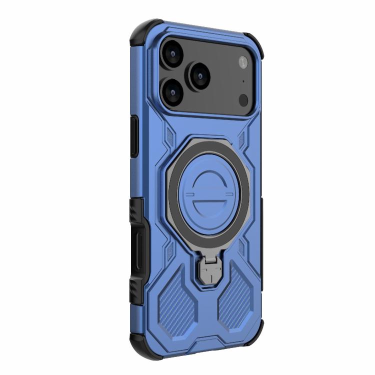 For iPhone 17 Pro Max J-20 Solid Color MagSafe Magnetic TPU+PC Phone Case