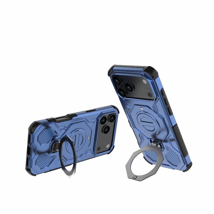 For iPhone 17 Pro Max J-20 Solid Color MagSafe Magnetic TPU+PC Phone Case