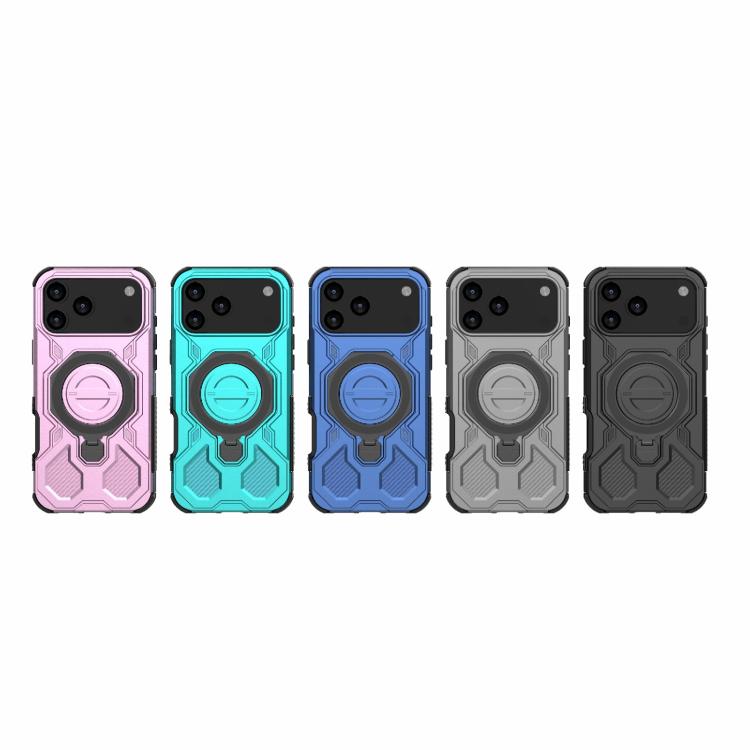For iPhone 17 Pro Max J-20 Solid Color MagSafe Magnetic TPU+PC Phone Case