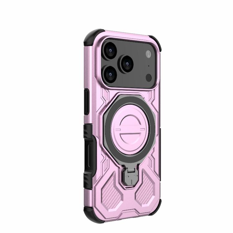 For iPhone 17 Pro J-20 Solid Color MagSafe Magnetic TPU+PC Phone Case