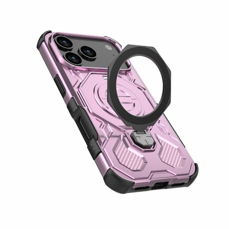 For iPhone 17 Pro J-20 Solid Color MagSafe Magnetic TPU+PC Phone Case