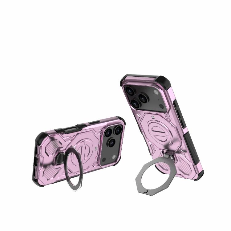 For iPhone 17 Pro J-20 Solid Color MagSafe Magnetic TPU+PC Phone Case