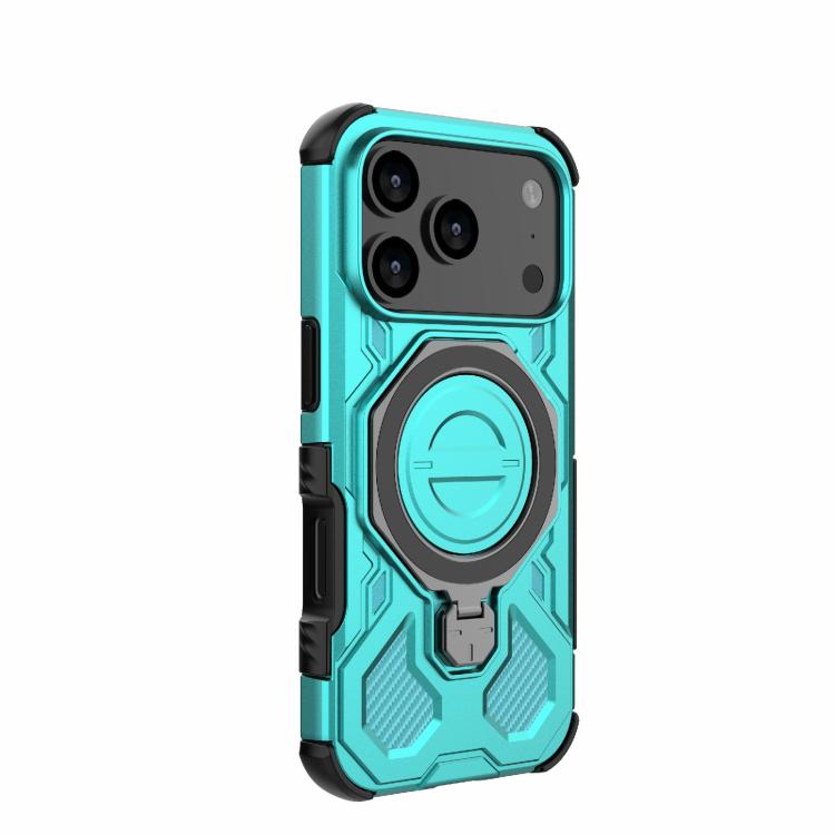 For iPhone 17 Pro J-20 Solid Color MagSafe Magnetic TPU+PC Phone Case