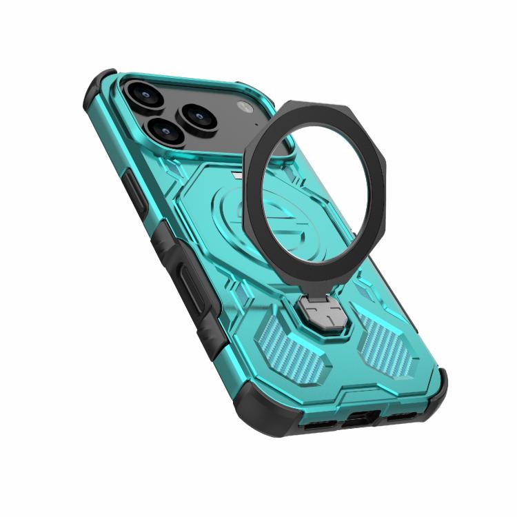 For iPhone 17 Pro J-20 Solid Color MagSafe Magnetic TPU+PC Phone Case