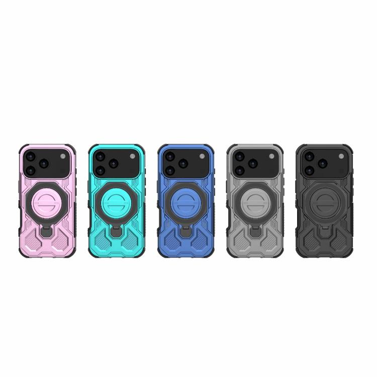 For iPhone 17 Pro J-20 Solid Color MagSafe Magnetic TPU+PC Phone Case