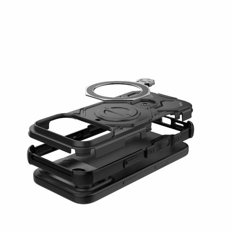 For iPhone 17 Pro J-20 Solid Color MagSafe Magnetic TPU+PC Phone Case