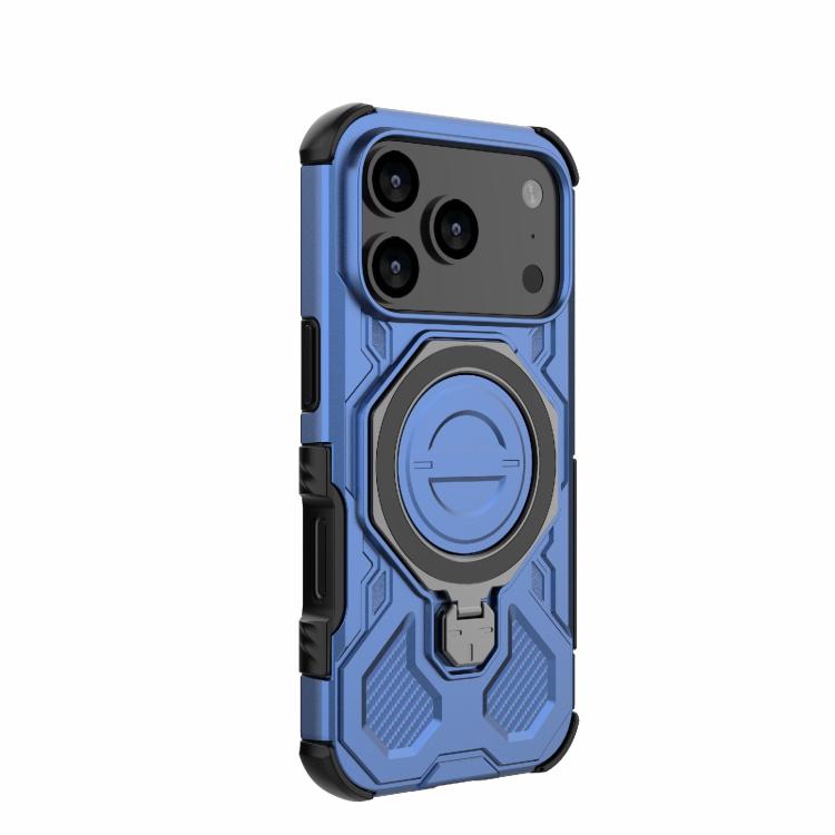 For iPhone 17 Pro J-20 Solid Color MagSafe Magnetic TPU+PC Phone Case