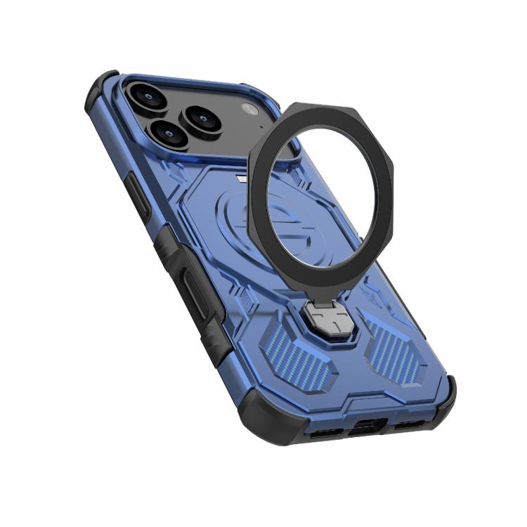 For iPhone 17 Pro J-20 Solid Color MagSafe Magnetic TPU+PC Phone Case