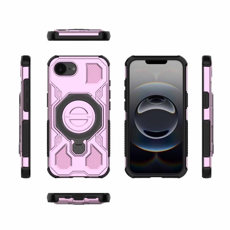 For iPhone 17e / 16e J-20 Solid Color MagSafe Magnetic TPU+PC Phone Case