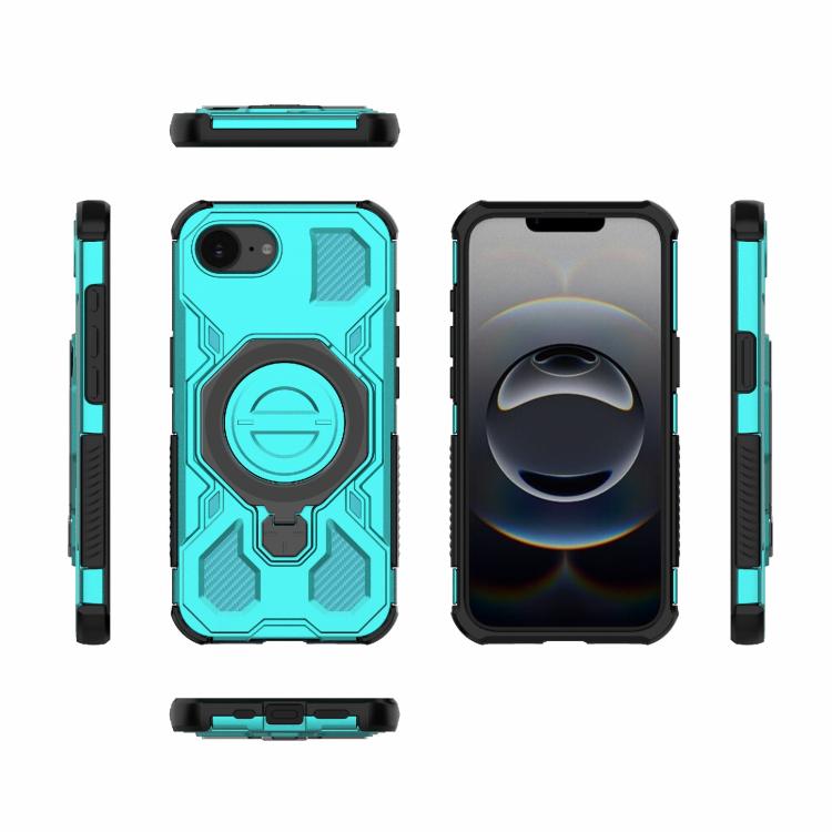 For iPhone 17e / 16e J-20 Solid Color MagSafe Magnetic TPU+PC Phone Case