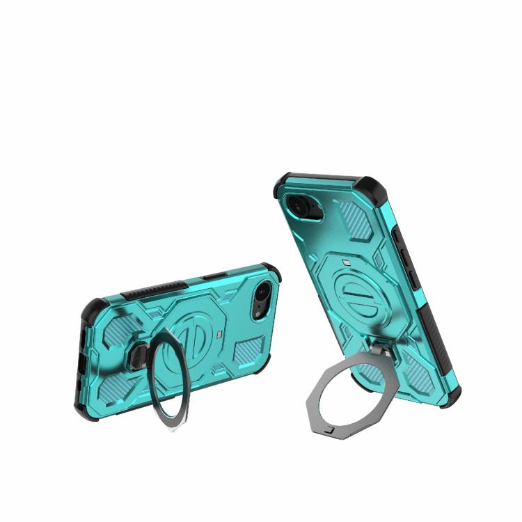 For iPhone 17e / 16e J-20 Solid Color MagSafe Magnetic TPU+PC Phone Case