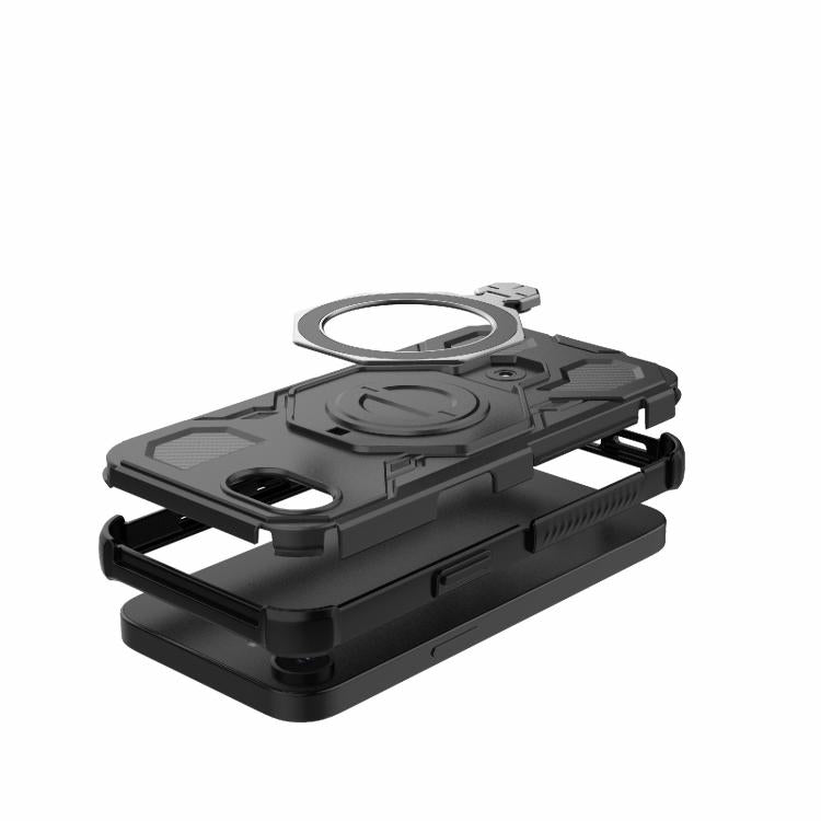 For iPhone 17e / 16e J-20 Solid Color MagSafe Magnetic TPU+PC Phone Case