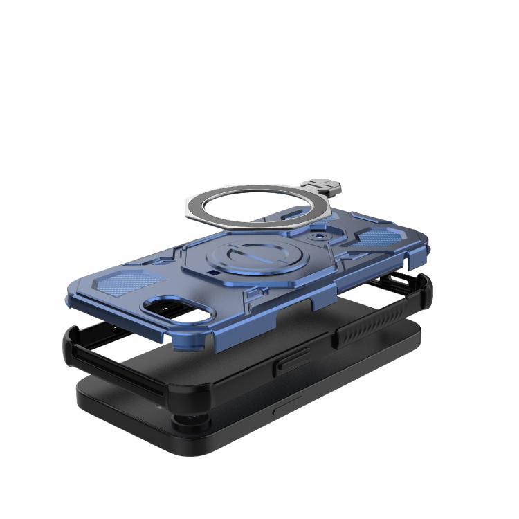 For iPhone 17e / 16e J-20 Solid Color MagSafe Magnetic TPU+PC Phone Case