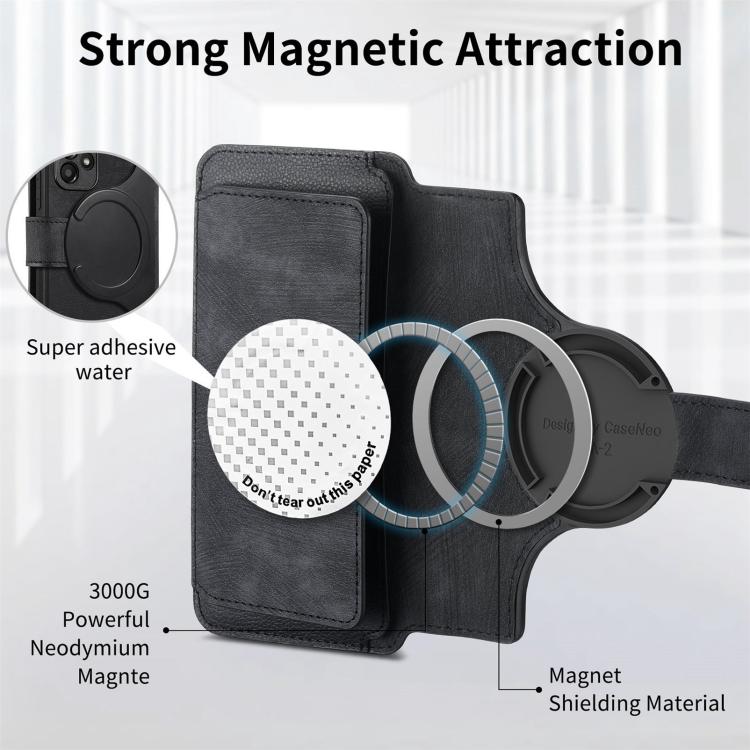 For Realme Neo7 CaseNeo MagSafe RFID Anti-theft Zipper Wallet Retro Leather Phone Case