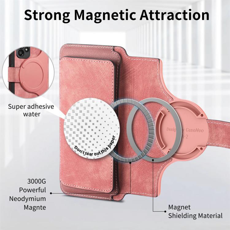 For Realme Neo7 CaseNeo MagSafe RFID Anti-theft Zipper Wallet Retro Leather Phone Case