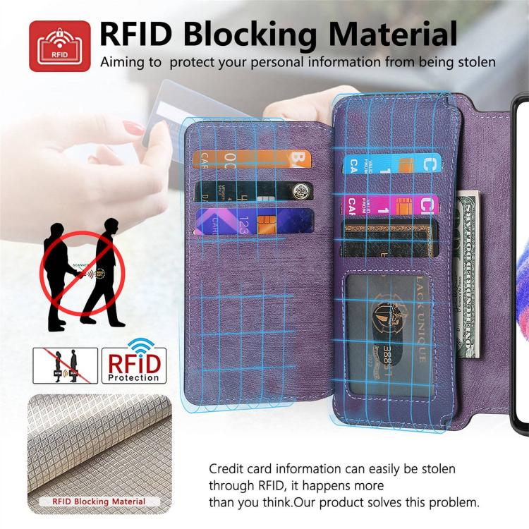 For Realme Neo7 CaseNeo MagSafe RFID Anti-theft Zipper Wallet Retro Leather Phone Case