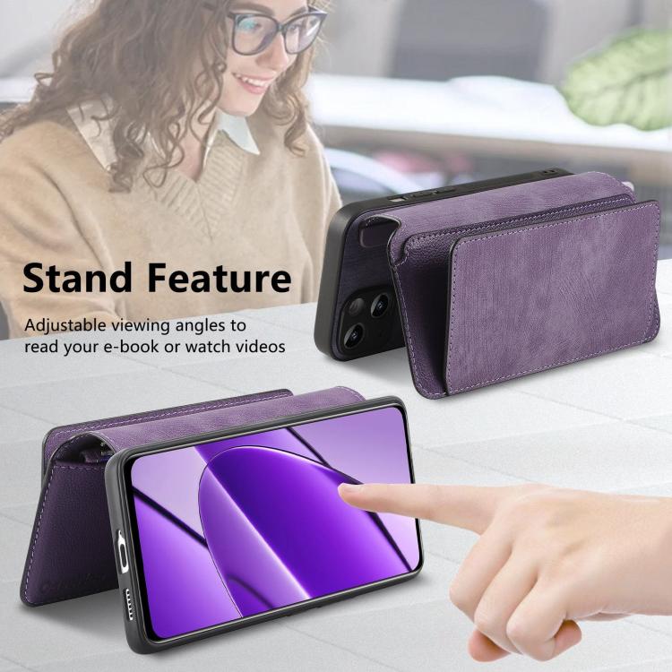 For Reamle 11 5G / 11X CaseNeo MagSafe RFID Anti-theft Zipper Wallet Retro Leather Phone Case