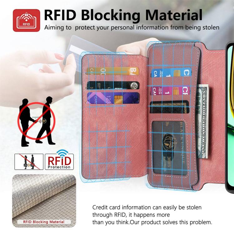 For Realme C67 4G CaseNeo MagSafe RFID Anti-theft Zipper Wallet Retro Leather Phone Case