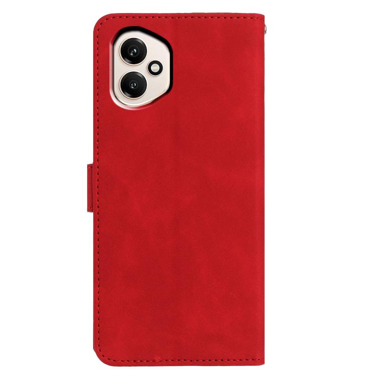 For Honor 400 Global 156.5mm Moonlit Butterfly Dance Pattern Embossed Leather Phone Case