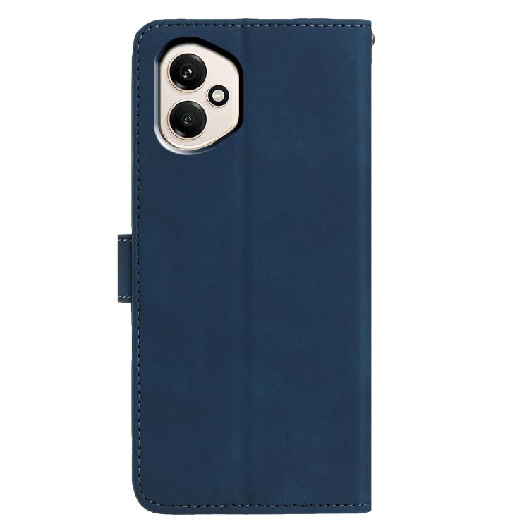For Honor 400 Global 156.5mm Moonlit Butterfly Dance Pattern Embossed Leather Phone Case