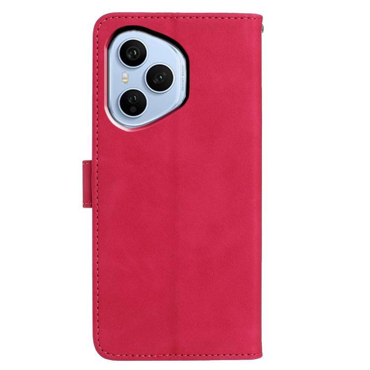 For Honor 400 Pro Global 160.8mm Moonlit Butterfly Dance Pattern Embossed Leather Phone Case