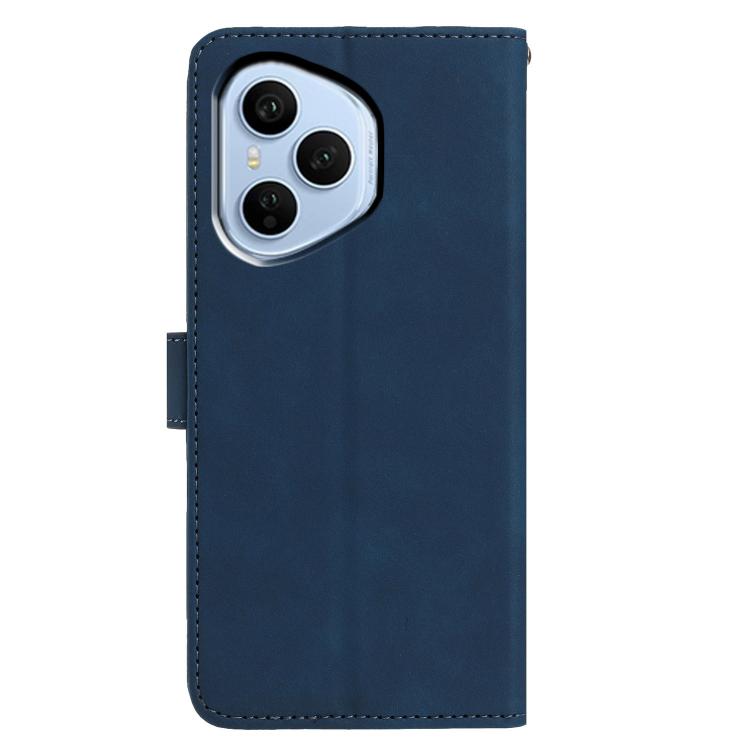 For Honor 400 Pro Global 160.8mm Moonlit Butterfly Dance Pattern Embossed Leather Phone Case