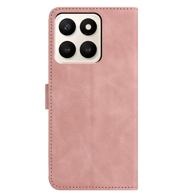For Honor X7d 5G Moonlit Butterfly Dance Pattern Embossed Leather Phone Case