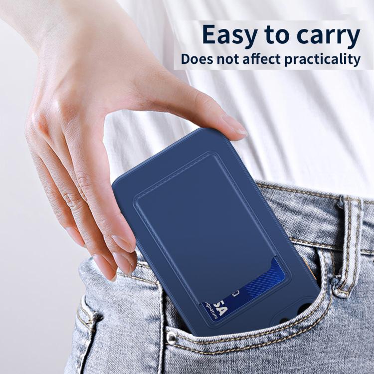 For iPhone 17 Skin Feel Card Contrast Color Button TPU Phone Case