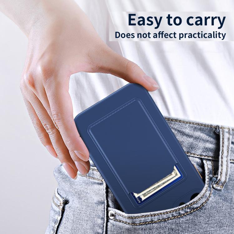 For iPhone 17 Pro Skin Feel Card Contrast Color Button TPU Phone Case