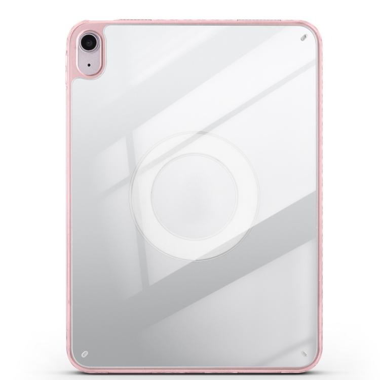 For iPad 2022 / 2025 Trifold Magnetic Split Acrylic Leather Tablet Case