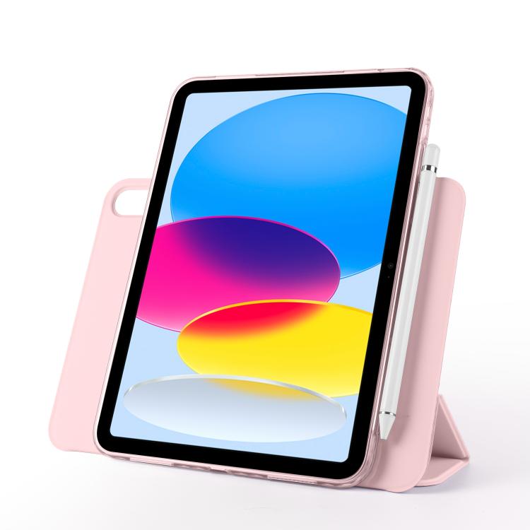 For iPad 2022 / 2025 Trifold Magnetic Split Acrylic Leather Tablet Case