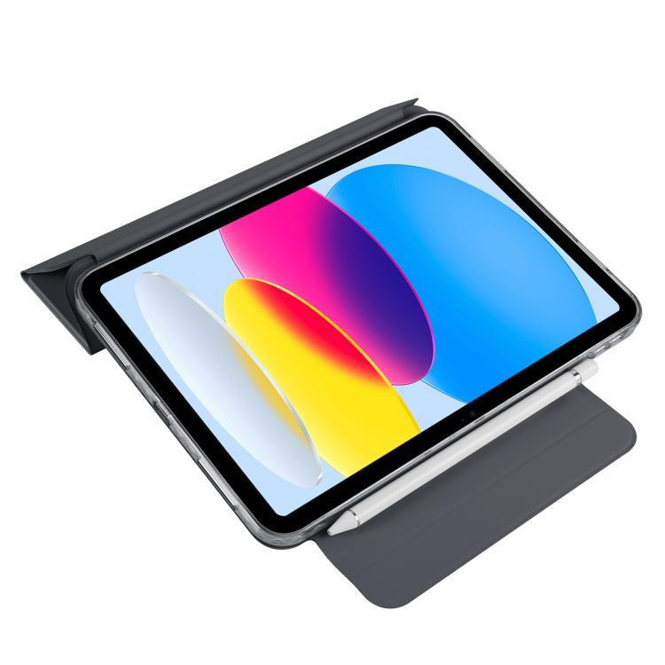 For iPad 2022 / 2025 Trifold Magnetic Split Acrylic Leather Tablet Case