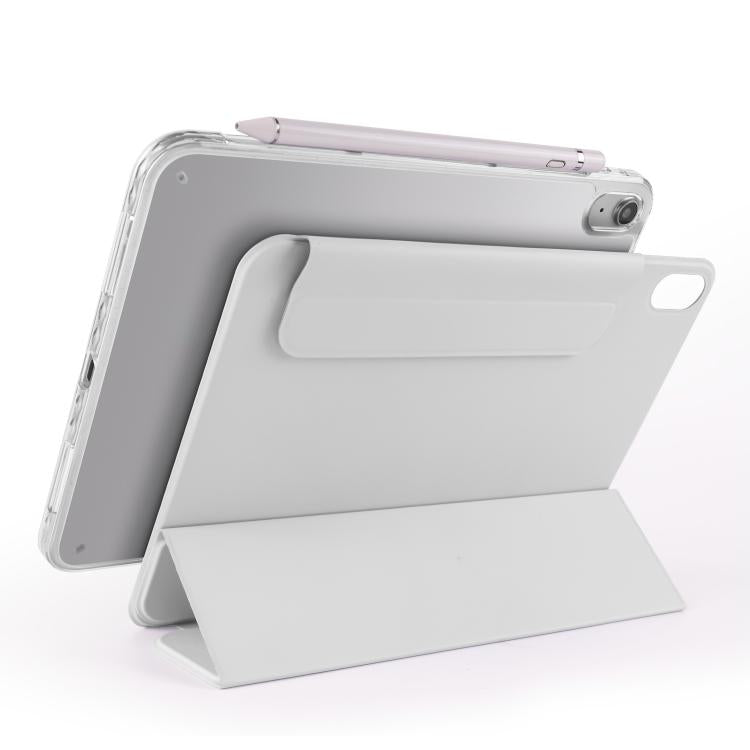 For iPad 2022 / 2025 Trifold Magnetic Split Acrylic Leather Tablet Case