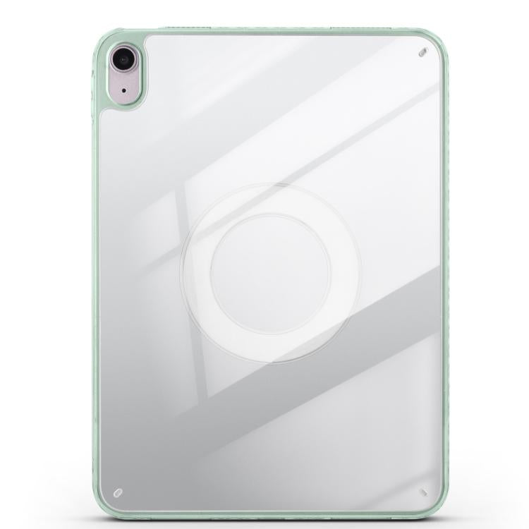 For iPad 2022 / 2025 Trifold Magnetic Split Acrylic Leather Tablet Case