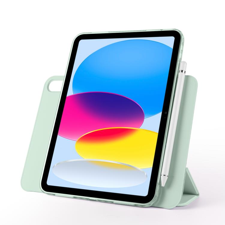 For iPad 2022 / 2025 Trifold Magnetic Split Acrylic Leather Tablet Case