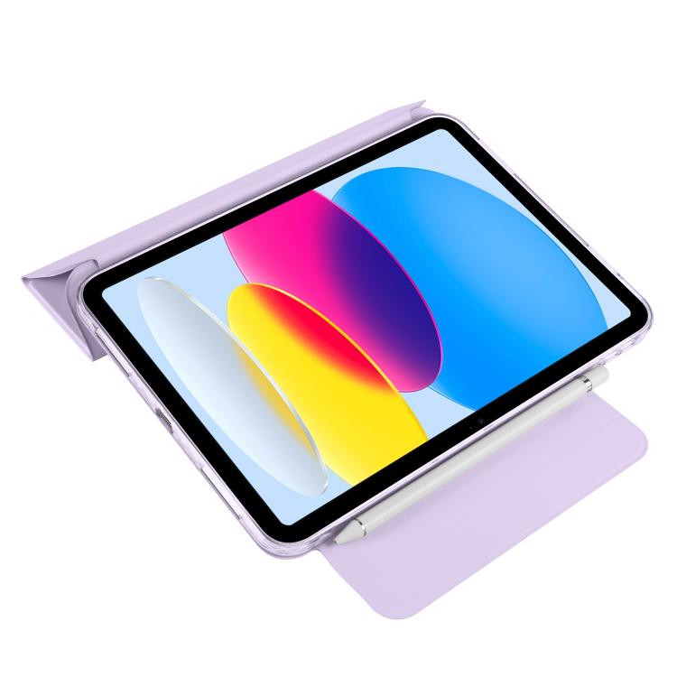 For iPad 2022 / 2025 Trifold Magnetic Split Acrylic Leather Tablet Case