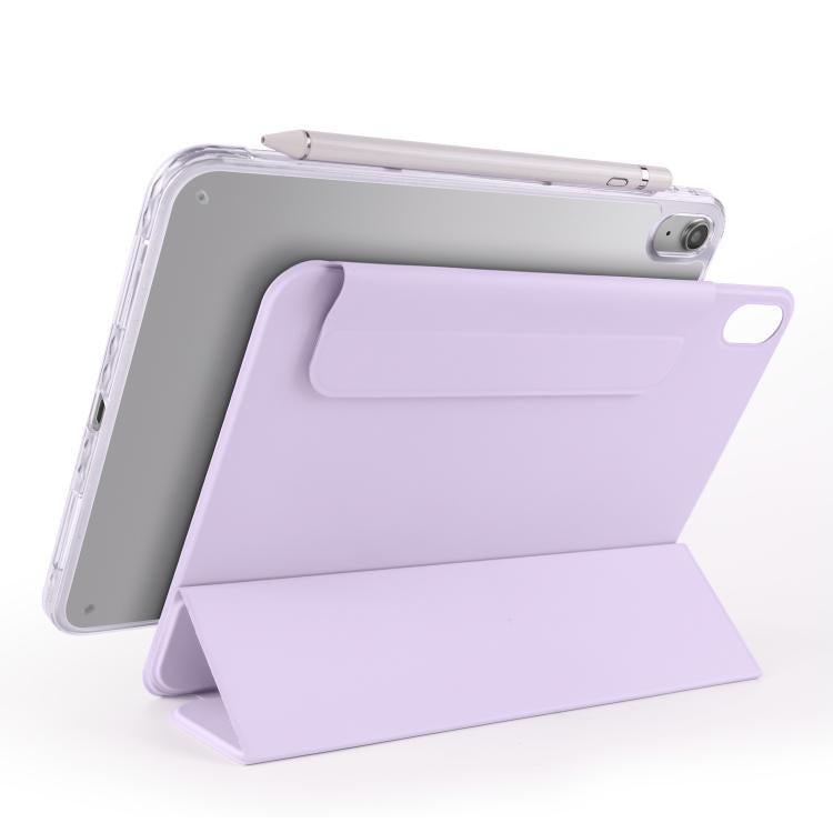 For iPad 2022 / 2025 Trifold Magnetic Split Acrylic Leather Tablet Case