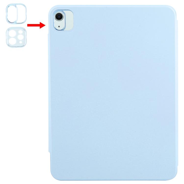 For iPad Air 11 2026 / 2025 / 2024 Trifold Magnetic Split Acrylic Leather Tablet Case