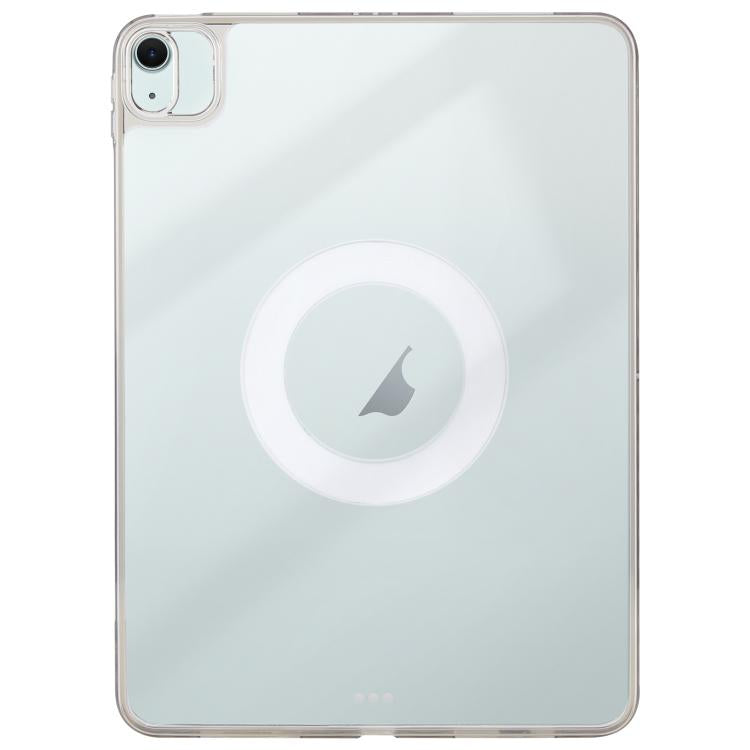 For iPad Air 11 2026 / 2025 / 2024 Trifold Magnetic Split Acrylic Leather Tablet Case