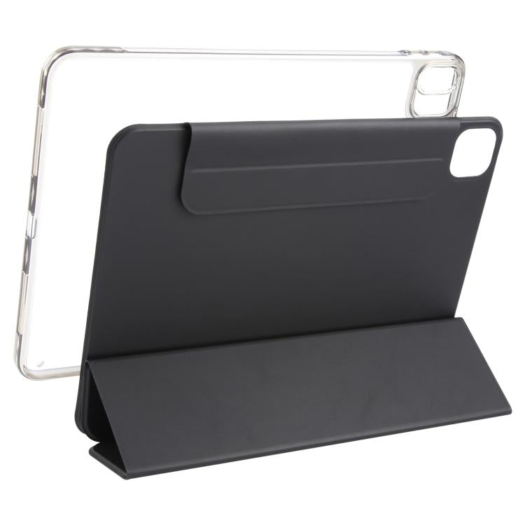 For iPad Air 11 2026 / 2025 / 2024 Trifold Magnetic Split Acrylic Leather Tablet Case