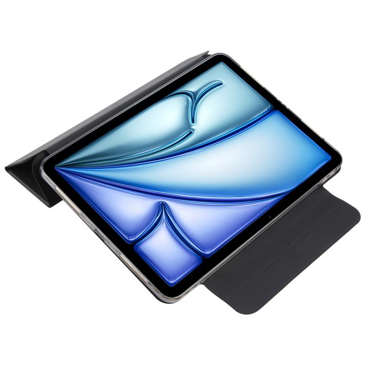 For iPad Air 11 2026 / 2025 / 2024 Trifold Magnetic Split Acrylic Leather Tablet Case