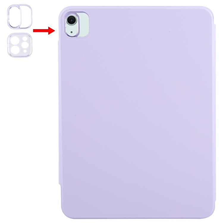 For iPad Air 11 2026 / 2025 / 2024 Trifold Magnetic Split Acrylic Leather Tablet Case