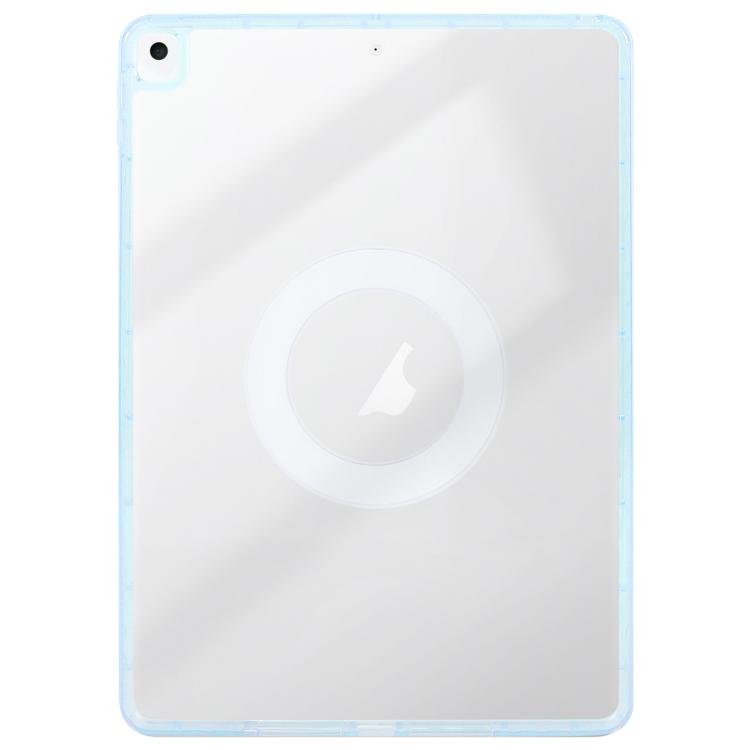For iPad 10.2 2021 / 2020 / 10.5 2021 Trifold Magnetic Split Acrylic Leather Tablet Case