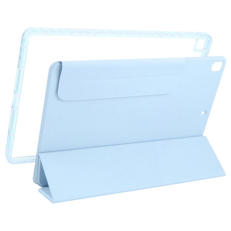 For iPad 10.2 2021 / 2020 / 10.5 2021 Trifold Magnetic Split Acrylic Leather Tablet Case