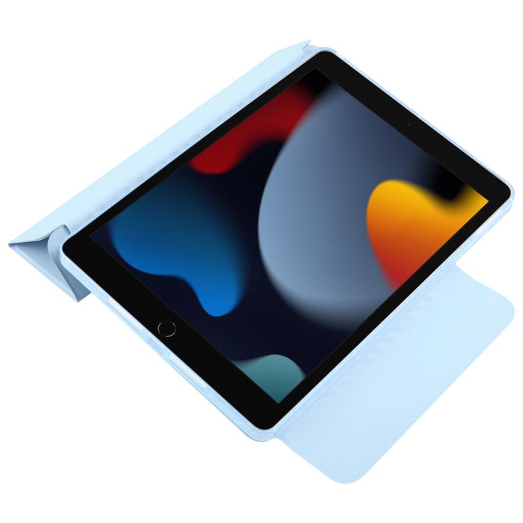 For iPad 10.2 2021 / 2020 / 10.5 2021 Trifold Magnetic Split Acrylic Leather Tablet Case