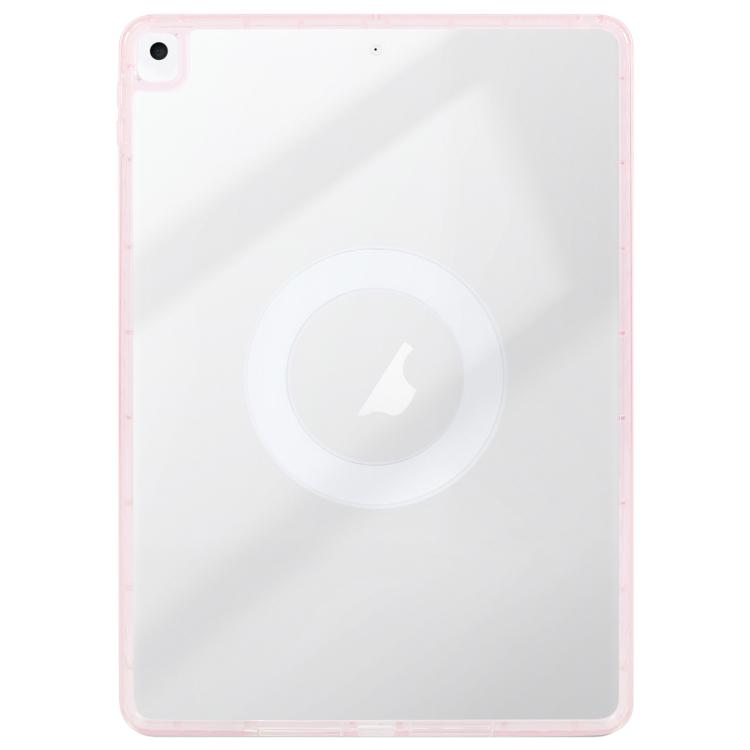 For iPad 10.2 2021 / 2020 / 10.5 2021 Trifold Magnetic Split Acrylic Leather Tablet Case