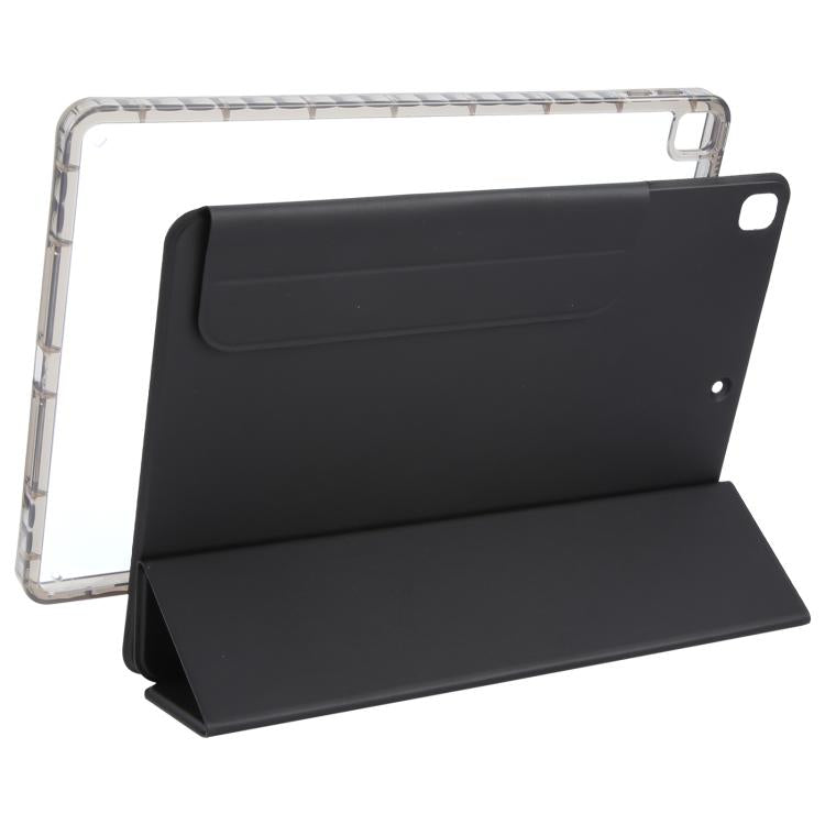 For iPad 10.2 2021 / 2020 / 10.5 2021 Trifold Magnetic Split Acrylic Leather Tablet Case